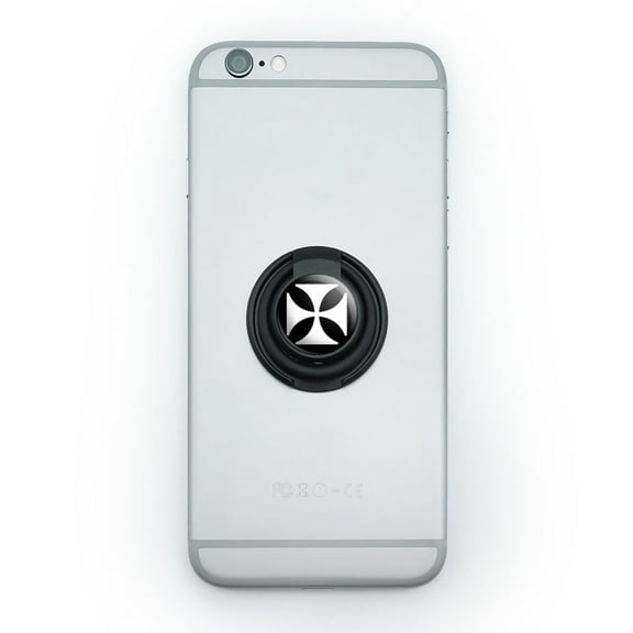 Iron Maltese Cross Mobile Phone Ring Holder Stand