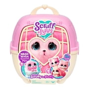 ScruffaLuvs Pet Scruffs Pink, Mystery Plush 7.5 Toy, Wash to Reveal 1 of 3 Rescue Pets: Puppy, Bunny, or Kitty, Includes Deluxe Pet Carrier, Ages 2+