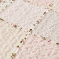 thumbnail image 4 of Evenhug Quilts 2-Piece Decorative Border Pink Patchwork Floral Twin Quilt Set With Shams, 4 of 7
