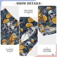 thumbnail image 4 of Wobogo Orange Juice Skull Long Pajama Pants Bottoms Soft Sleepwear with Pockets, 4 of 9