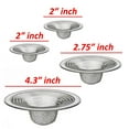 thumbnail image 5 of Wideskall 4 Pcs Assorted Size Mesh Stainless Steel Sink Strainer Drain Filter Wide Rim, 5 of 5