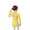 Yellow Long Sleeve, variant on LYMAYTER Toddler Long Sleeve Gymnastics Leotards, Short-Sleeved Ballet Dance Leotard Gymnastics for Girls