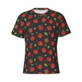 thumbnail image 3 of Naloa Tomatoes1 Men's T-Shirt Sport T-shirt Men's Basic Tee Casual Men's Shirt, Round Neck, Short Sleeves - 3X-Large, 3 of 5
