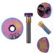thumbnail image 2 of MasteelfCA 1 Set Titanium Alloy Bike Bowl Cover Practical Bike Front Fork Stem Cover, 2 of 7