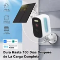 thumbnail image 2 of Solar Cámara Seguridad Wifi APP Tirs Home O Icsee Hd 2.5k Con Batería Recargable Color Blanco Nanwei E026NWH01, 2 of 8