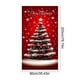thumbnail image 3 of Christmas Door Set Door Width Door Curtain Holiday Party Decoration Christmas Tree Door Hanging Door Cover Decoration, 3 of 6