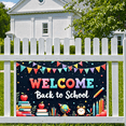 thumbnail image 2 of Colorful Design Back to School Banner Educational Theme Classroom Decor Welcome Sign for School Event Teacher's Day, 2 of 5