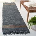 thumbnail image 2 of SAFAVIEH Vintage Leather Alexander Striped Runner Rug, Grey/Beige, 2'3" x 9', 2 of 8