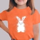 thumbnail image 4 of Manga Corta Crop Top para Niños Niños Pascua Impresa Gráfica Tee Cuello Redondo Casual Versátil 3-14 Años, 4 of 5