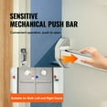 thumbnail image 3 of VEVOR Push Bar Door Locks Panic Exit Device with Exterior Lever Emergency Lock Stainless Steel Commercial Door, with Exterior Lever and 3 Keys for Metal Wood Door, 3 of 9