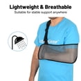 thumbnail image 6 of SupreGear Shoulder Support, Mesh Arm Sling, Adjustable Lightweight, Breathable, Right/Left, Dark Gray, 6 of 8