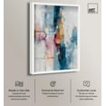 thumbnail image 2 of Petal Pink and Ocean Blue II Shadowbox Print Modern Wall Decor by Art Remedy, White Frame, 24 x 36, 2 of 7