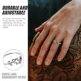 thumbnail image 2 of Miangastore 6 Pieces Adjustable Alloy Crochet Rings for Decoration with Assorted Colors, 2 of 9
