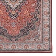 thumbnail image 6 of Contemporary Home Living 3.25' x 5' Medallion Floral Area Throw Rug - Red and Cream, 6 of 7