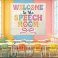 thumbnail image 4 of ViciArt Welcome to the Speech Room Tapestry – 30"x40" Polyester Colorful SLP Wall Hanging, Speech Therapy Office Decor, 4 of 4