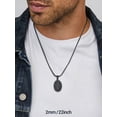 thumbnail image 4 of PROSTEEL Stainless Steel Necklace for Men Women 2mm Black Snake Chain 26 Inch Birthday Mother Jewelry Gifts for Adults Boyfriend Girlfriend, 4 of 8