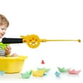 thumbnail image 3 of UDIYO Fishing Bait Pole Rust-proof Delicate Yellow Ice Fishing Rod for Outdoor, 3 of 6