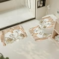 thumbnail image 4 of Zxsyw 3Pcs Luxury Swan Bathroom Set - Bath Mat, Rugs, and Toilet Lid Cover for Elegant Bathroom Decor, Shower Accessories, and Home Decoration - Perfect for Stylish Home Decor, 4 of 5