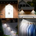 thumbnail image 7 of Lsupdaol 2 Pieces Battery Powered Motion Sensor Lights 9 Led Motion Spotlight Battery Powered Led Wall Light Sensor Auto on Off Security Porch Light for Porch Stair Hallway Garage (Black), 7 of 7