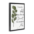 thumbnail image 2 of Stupell Industries Farmhouse Proverb & Herb Sprig Black Floating Frame Canvas Art, 17 x 25, by Amber Clarkson, 2 of 7