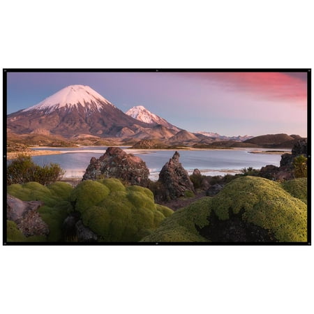 Mount-It! Portable Projector Screen 100 Inch Foldable Anti-Crease Screen for Indoor and Outdoor Projection