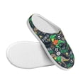 thumbnail image 3 of KLL Dinosaur Plays Soccer Pattern Adult Unisex Cozy Slippers,Fuzzy Slip-on Slippers TPR Sole Slippers Comfort Plush Home Footwear for Indoor & Outdoor-8, 3 of 7