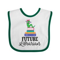 Inktastic Future Librarian Girls Reading Job Girls Baby Bib
