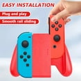 thumbnail image 3 of Comfort Grip for Switch, Joy-Con Controller Game Accessories Handheld Joystick Remote Control Holder, Red, 3 of 7