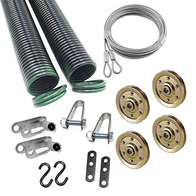 Garage Door Extension Spring for 7' High Door, 120 Pounds 25 42 120 Coded Green ( Pair )