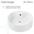 thumbnail image 5 of Monaco Round Vessel Sink with Faucet Mount, 5 of 13