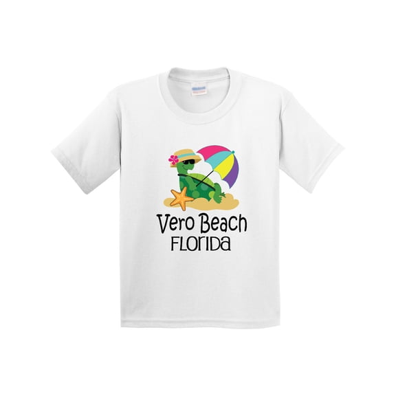 Inktastic Vero Beach Fl Vacation Youth T-Shirt