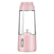 YINKUU Electric Juicer Fruit Extractor Blender USB Kitchen Appliances ABS Portable Crushed Ice Rechargeable Mini Travel-Cup