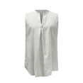 thumbnail image 4 of OKBOP Tops for Women Sexy Casual,V-Neck Summer Sleeveless Casual Fashion Striped T-Shirt Blouses for Women Workout Shirts for Women, 4 of 6