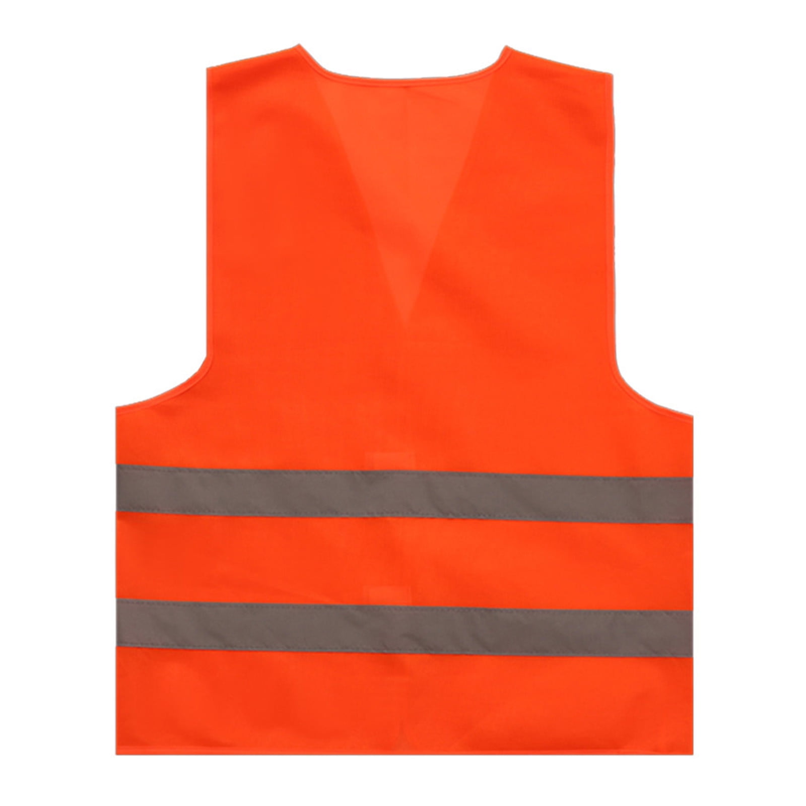 Handshe Men's Reflective Vest, Sleeveless and Hoodless, High-Visibility for Construction, Road Work and Traffic Safety