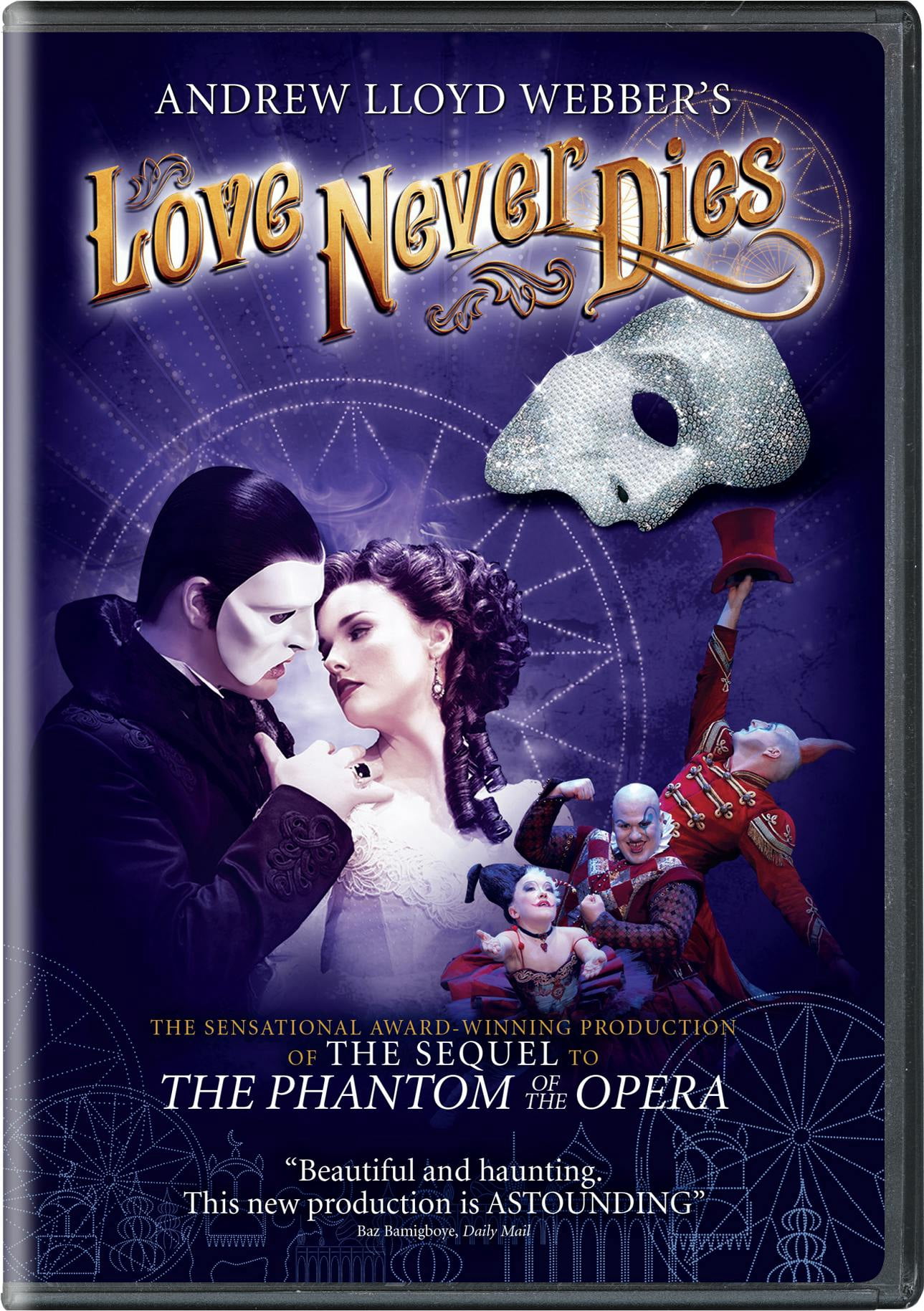 新品未開封 TOUR OF MISIALOVE NEVER DIES DVD Andrew Lloyd Webber's Love Never Dies DVD, 121 mins, Musical
