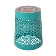 thumbnail image 7 of Cristino Outdoor Iron Side Table, Teal, Multi-Color, 7 of 7