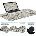 thumbnail image 3 of Goth Bat Mouse Pad Set Large Desk Mat for Desktop, Ergonomic Mouse Pad with Wrist Rest for Gaming, Keyboard Mat Wrist Support Cup Coaster Set, Gothic Office Desk Accessories Decor Supplies, 3 of 13