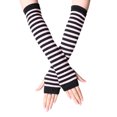 thumbnail image 1 of Manches de Bras Sans Doigts Mode Doux Tricoté Bras Gants Bras Couvre pour les Femmes, 1 of 10