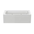thumbnail image 2 of Proflo PFW6032ALSKWH Plus A 60" X 32" Alcove 8 Jet Whirlpool Bath Tub - White, 2 of 3