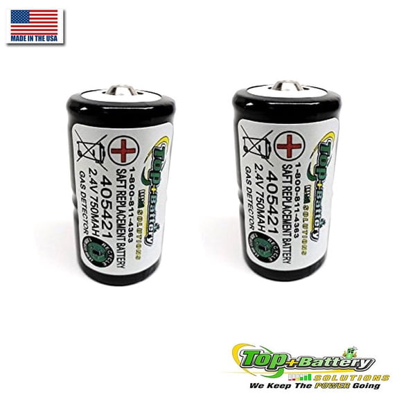 2.4V Combustible Gas Meter Battery For TIF8800 TIF8800A TIF8806A TIF8850 Qty.2