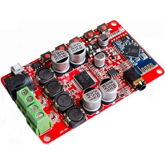 Treedix TDA7492P Amplifier Board 25W 25W Dual Channel Stereo Output Audio Receiver Amplifier Wireless Connection 4.0 Digital Amplifier Board with Acrylic Case