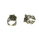 thumbnail image 4 of 10 piezas de 15 mm de filigrana en blanco para hacer joyas y manualidades Bronce, 4 of 9