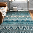 thumbnail image 5 of Unique Loom Lucerne Collection Area Rug - Rosengart (7' 10" x 10' Rectangle Blue/Gray), 5 of 11