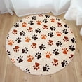 thumbnail image 2 of Round Kids Rug Circle Rug Foam Floor Mats for Kids（Littlefeet 100cm）\u2026, 2 of 2