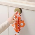 thumbnail image 6 of Towel Rag Storage Plugs, No-Punch Adhesive Wall Mount Hand Towel Holder, Simple Cleaning Cloth Organizer for Bathroom, Toilet, Kitchen, Easy to Use, Multicolor, 1 Pack, 6 of 6