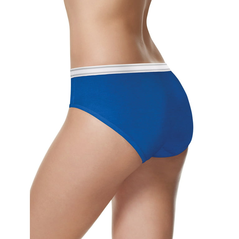 Hanes Women's Sporty Cotton Hipster Assorted Panties - 6 Pack