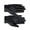 L, variant on Touch Black Leather Protective Gloves Abrasion Proof Winter Warm Breathable Adjustable Closures for Labor Cycling