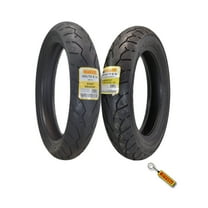 Pirelli Night Dragon Tire Set: 130/70R18 M/C 63V TL Front & 130/90B16 M/C 73H REINFTL Rear Cruiser Motorcycle Tires - Superior Traction & Handling for High-Performance Cruisers with Keychain