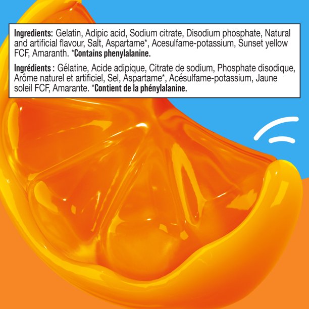 Jell-O Zero Sugar Orange Jelly Powder Mix, 10.2 g Box - Walmart.ca