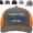 Orange, variant on 'Living On That Blue Collar Dollar' Blue Collar Dollar Trucker Hat, Living off that Blue Collar Dollar Hat, Women Men's Fun Premium Adjustable Breathable Mesh Adjustable Snapback, Black+White
